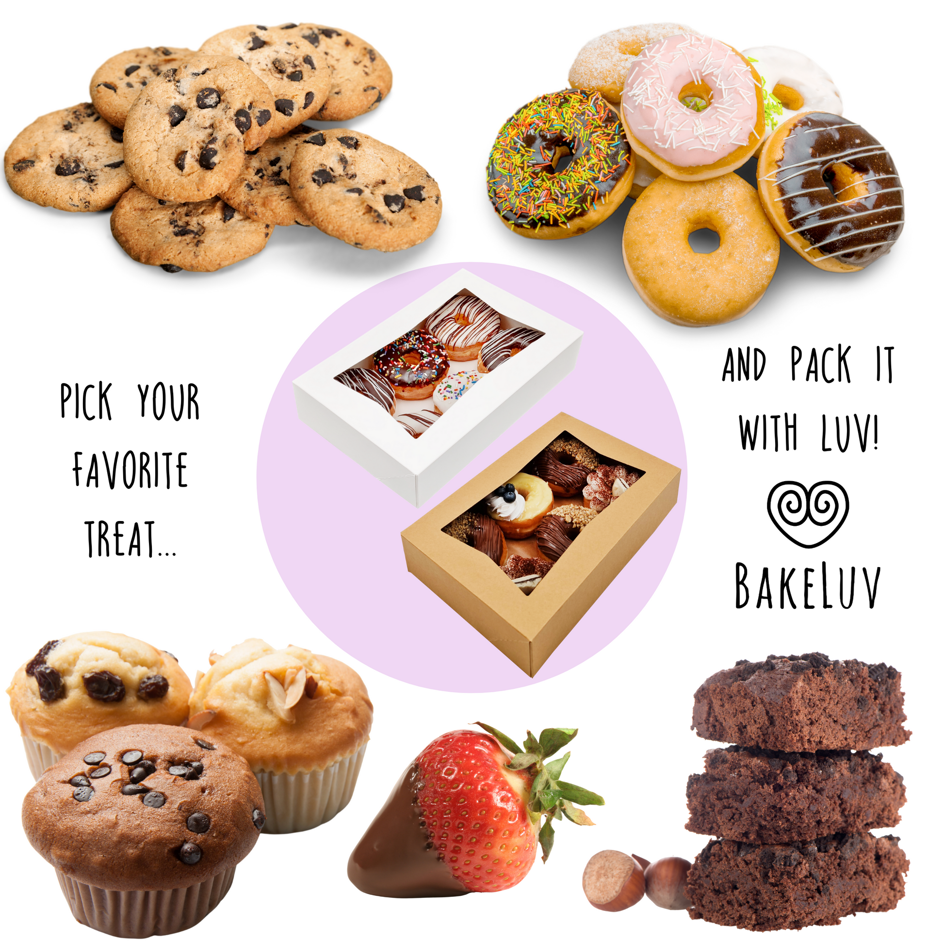Bake box, gift card